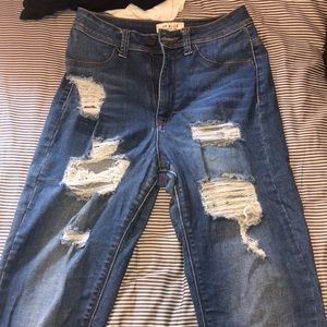 Fashion Nova Distressed Jeans